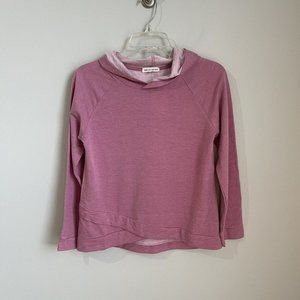 New Crown of Hearts Stitch Fix Girls Magenta Cammeron Tulip Hem Hoodie